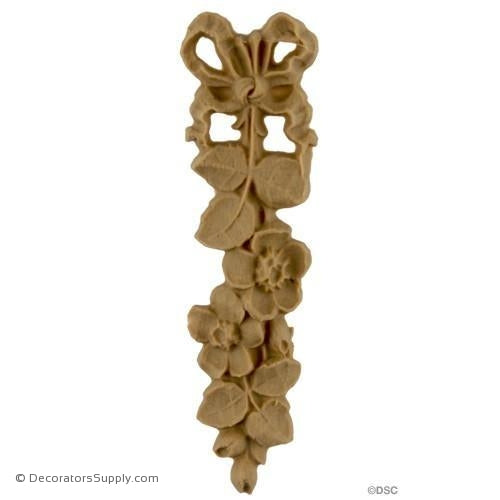 Floral Drop-ornaments-furniture-woodwork-Decorators Supply