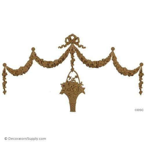 Basket 19 High 34 1/4 Wide-ornaments-for-furniture-woodwork-Decorators Supply