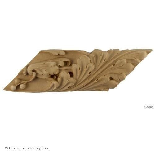 Acanthus Leaf-French 3 1/8H - 7/8Relief-woodwork-furniture-lineal-ornament-Decorators Supply