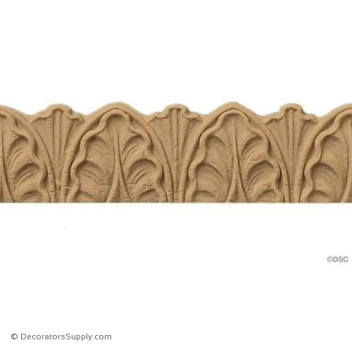 Palmette - Ren. 3/4H - 3/32Relief-woodwork-furniture-lineal-ornament-Decorators Supply