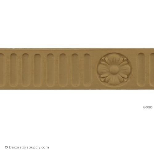 Fluted-Colonial 1 3/8H - 3/16Relief-moulding-for-furniture-woodwork-Decorators Supply