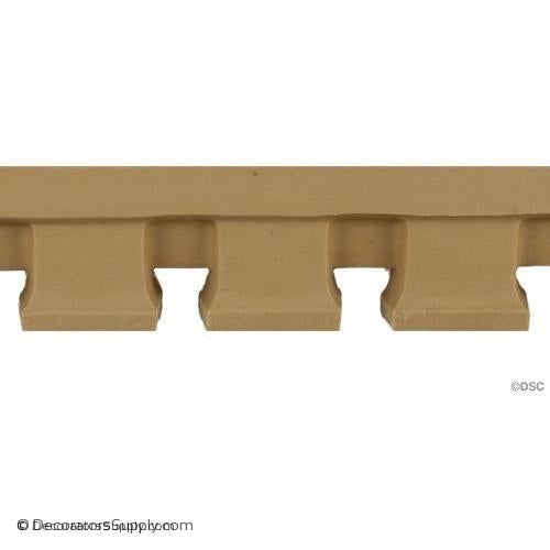 Dentil - Modern 1 1/2H - 5/8Relief-moulding-for-furniture-woodwork-Decorators Supply