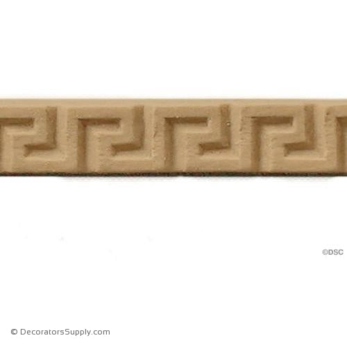 Greek Key-Classic 5/16H - 1/8Relief-moulding-for-woodwork-furniture-Decorators Supply
