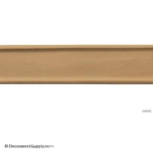 Smooth Linear - French 2H - 1/4Relief-moulding-for-furniture-woodwork-Decorators Supply