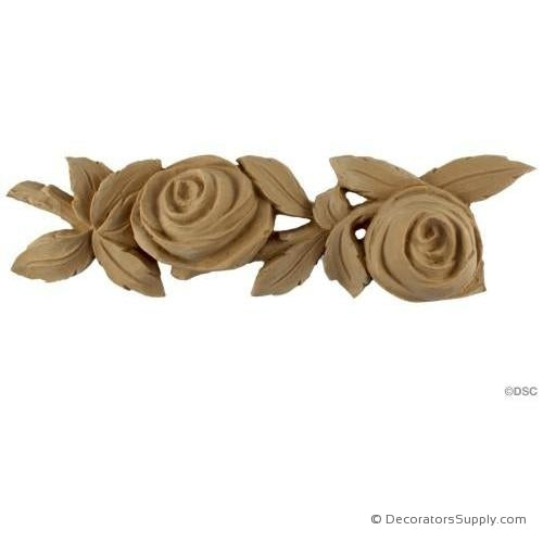 Rose Moulding - 2 1/2H - 1 1/4 Rel - Repeat 9 1/4-moulding-for-furniture-woodwork-Decorators Supply