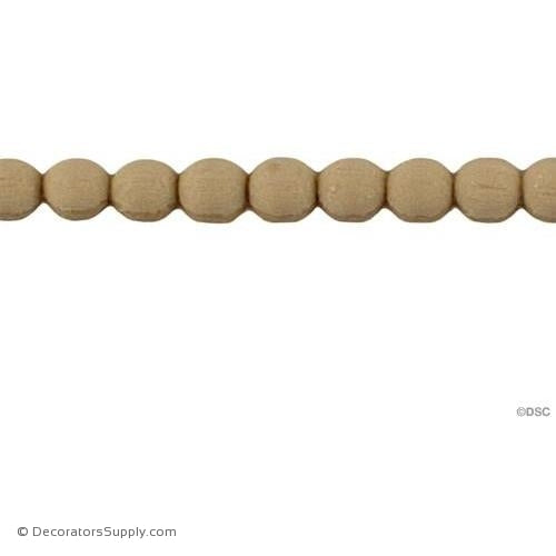 Bead-Ren. 1/4H - 1/8Relief-woodwork-furniture-moulding-Decorators Supply