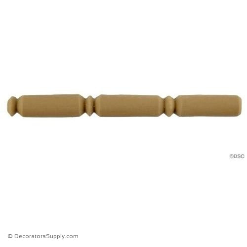 Bead and Barrel-Italian 1/2H - 3/8Relief-furniture-woodwork-molding-Decorators Supply