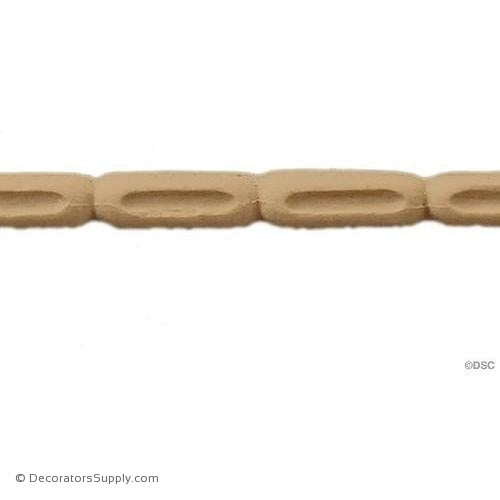 Bead-Modern 1/4H - 3/16Relief-woodwork-furniture-moulding-Decorators Supply
