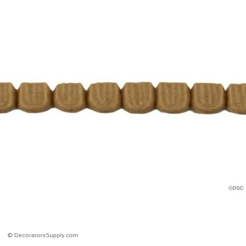 Bead-Modern 1/4H - 3/16Relief-woodwork-furniture-moulding-Decorators Supply