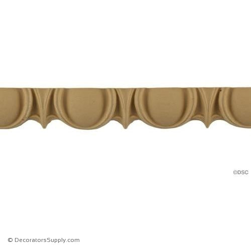 Egg and Dart-Roman 3/4H - 5/16Relief-woodwork-furniture moulding-Decorators Supply