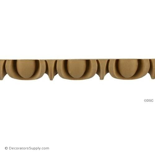 Egg and Dart-Roman 1H - 3/4Relief-woodwork-furniture moulding-Decorators Supply