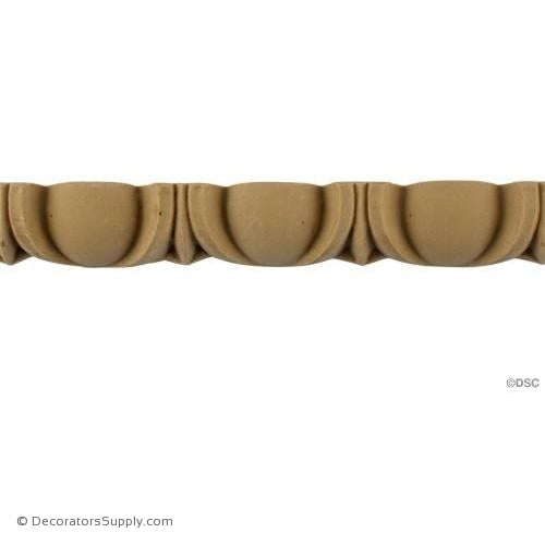 Egg and Dart-Roman 1H - 1Relief-woodwork-furniture moulding-Decorators Supply