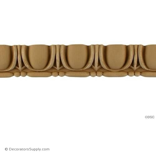 Egg and Dart-Roman 1 5/8H - 5/8Relief-woodwork-furniture moulding-Decorators Supply