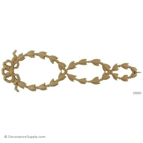 Wreath 15 High 5 Wide-ornaments-for-woodwork-furniture-Decorators Supply