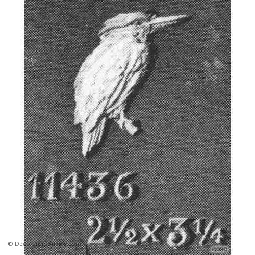 Animal-Bird 3 1/4H X 2 1/2W - 3/8Relief-Decorators Supply