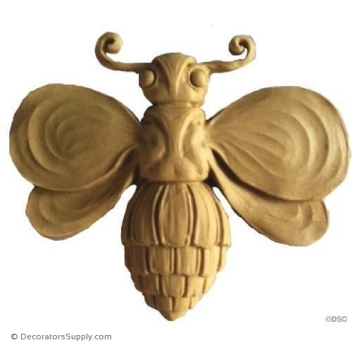 Bee - 3 1/2H X 4W - 1/2Relief-Decorators Supply