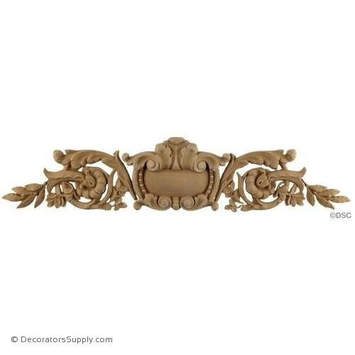 Horizontal Design-Louis XVI 4H X 18W - 3/8Relief-ornaments-for-woodwork-furniture-Decorators Supply
