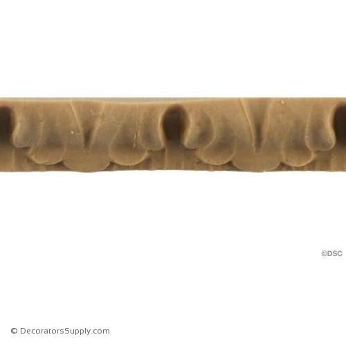 Lamb's Tongue - Ren. 11/16H - 9/16Relief-moulding-furniture-woodwork-Decorators Supply
