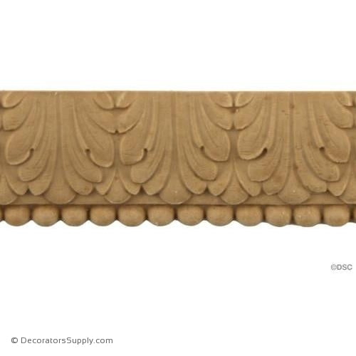 Acanthus Leaf - Ren. 1 7/16H - 7/16Relief-woodwork-furniture-lineal-ornament-Decorators Supply