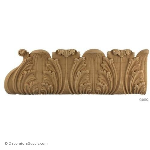 Acanthus Leaf - Ren. 5H - 5/8Relief-woodwork-furniture-lineal-ornament-Decorators Supply