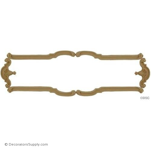 Specialty 4 1/4 High 15 Wide-ornaments-for-woodwork-furniture-Decorators Supply