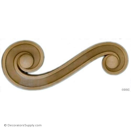 Stair Brackets-Roman 5 1/2H X 13 1/2W - 11/16Relief-for-stairs-woodwork-furniture-Decorators Supply