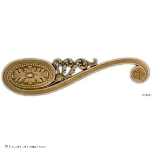 Stair Brackets-Colonial 3 5/8H X 13 7/8W - 5/16Relief-for-stairs-woodwork-furniture-Decorators Supply