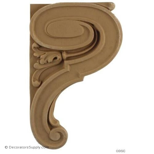 Stair Brackets-Louis XVI 8H X 5W - 7/16Relief-for-stairs-woodwork-furniture-Decorators Supply