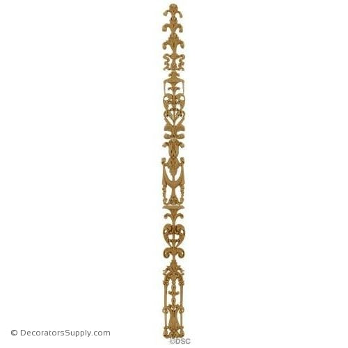Swag and Urn Pliaster Design - 29 1/2 High 2 Wide 1/4 Rlf-vertical-design-woodwork-furniture-Decorators Supply