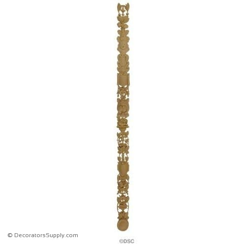 Vertical Design 32 High 2 3/8 Wide 1/4 Relief-vertical-design-woodwork-furniture-Decorators Supply