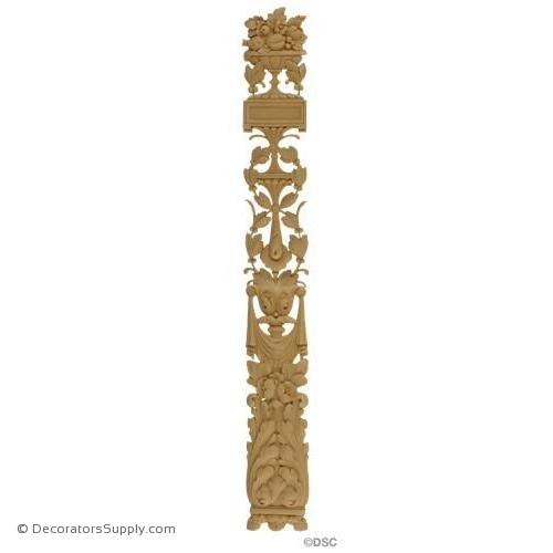 Vertical Design 30 High 4 Wide 3/8 Relief-vertical-design-woodwork-furniture-Decorators Supply