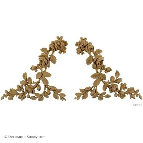 Floral-ornaments-furniture-woodwork-Decorators Supply