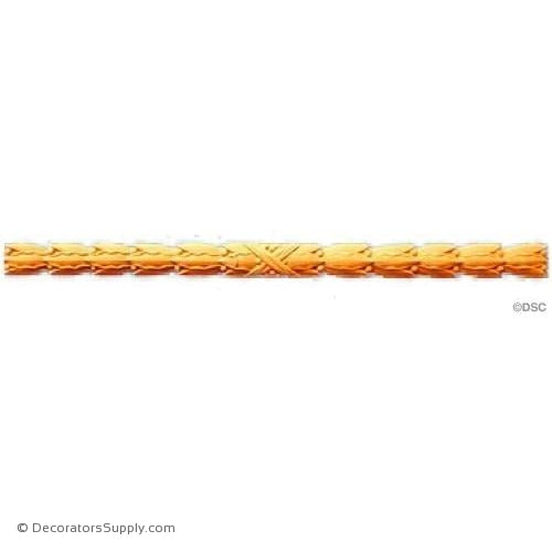 Bell Flower 1 1/4 High 17 3/4 Wide-ornaments-furniture-woodwork-Decorators Supply