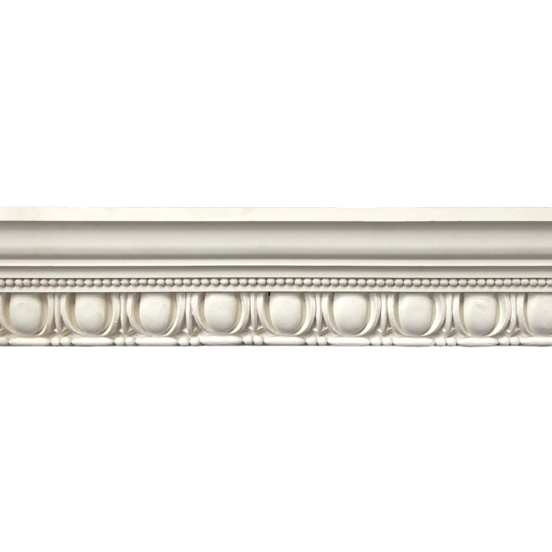 Plaster Crown Molding Roman with Egg and Dart 2-1/4" P x 4-1/4" D