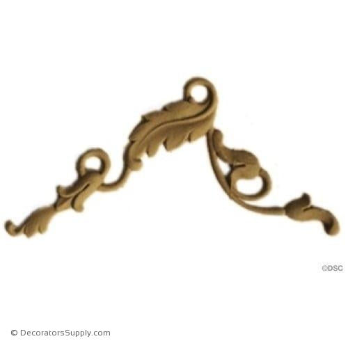 Specialty 3 1/4 High 3 Wide-appliques-for-woodwork-furniture-Decorators Supply