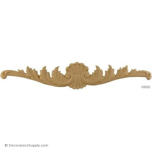 Cartouche 3 High 15 3/4 Wide-appliques-for-woodwork-furniture-Decorators Supply