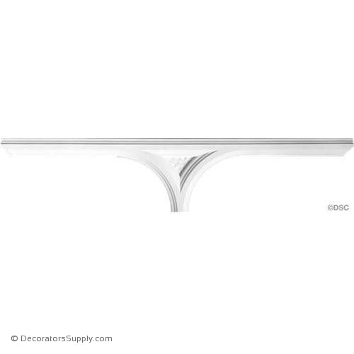 Y Insert Edge 25005 Series 36 1/2 x 8 x 1 1/8"-Hand-cast-all-natural-Decorators Supply