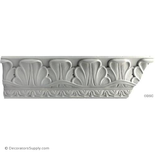 Plaster Crown-French-3 1/2 Proj X 3 3/4 Drop X 3 3/4 Rep-Decorators Supply
