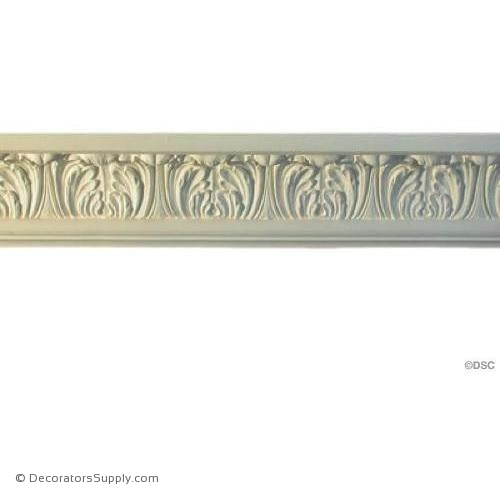 Plaster Crown-Georgian-2 3/4 Proj X 3 1/4 Drop X 3 1/4" Rep-Decorators Supply