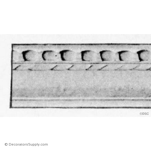 Plaster Crown - Georgian - 4"Relief x 4 1/4"Drop-Decorators Supply