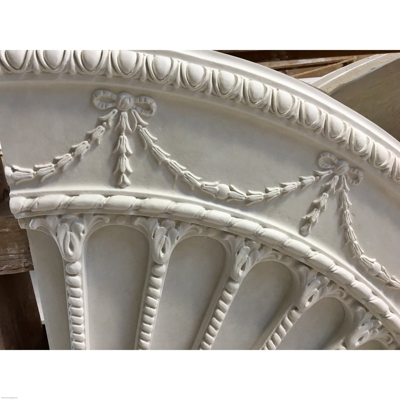 74-1/4" Diameter Plaster Medallion or Vented Grille Colonial x 1-1/4" Relief