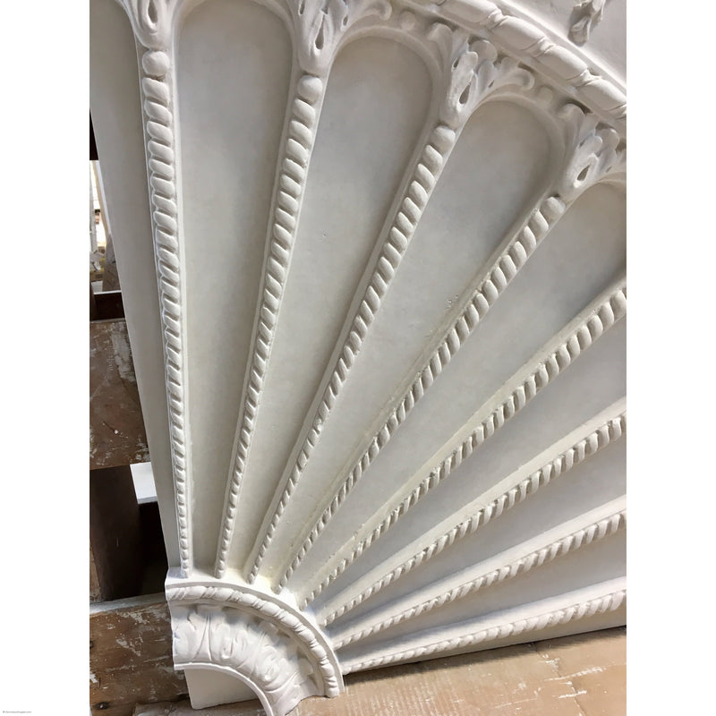 74-1/4" Diameter Plaster Medallion or Vented Grille Colonial x 1-1/4" Relief