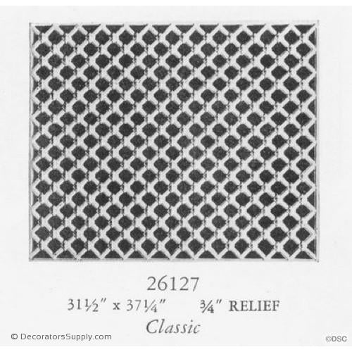 Plaster Panel or Vented Grille Classic