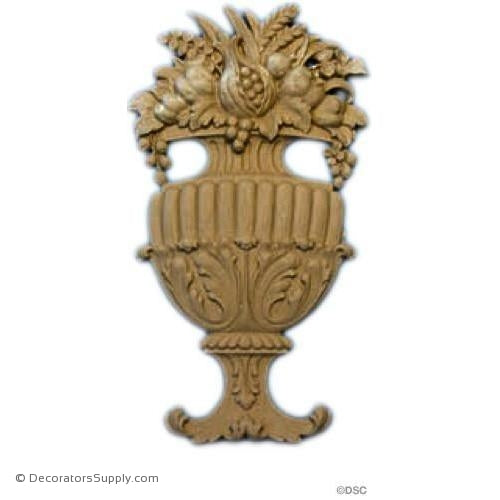 Basket - Cornucopia-ornaments-for-furniture-woodwork-Decorators Supply
