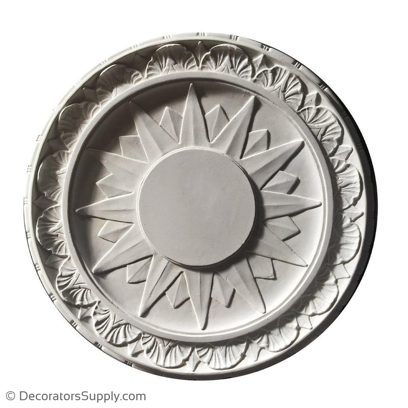 Plaster Medallion Colonial  21" x 1-1/4" x 6" Center