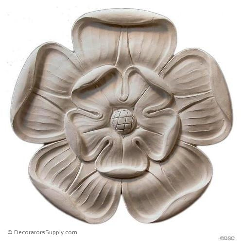 Plaster Medallion-Roman-14 1/2" Diameter X 1" Relief-ceiling-ornament-Decorators Supply