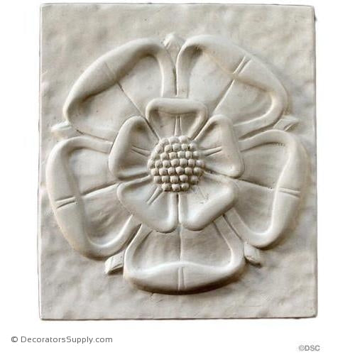 Plaster Tile-Roman-8" X 9"-3/8" Background Relief-ceiling-ornament-Decorators Supply