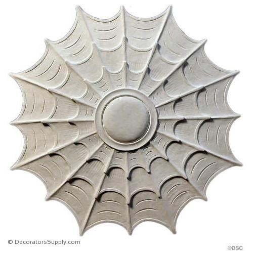 Plaster Medallion - Adam - 35 3/4" Dia x 1 1/8" Relief-ceiling-ornament-Decorators Supply