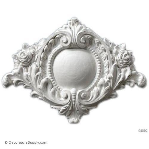 Resin (Exterior) Shield - French - 15"W x 11 1/2"H x 7/8"Relief