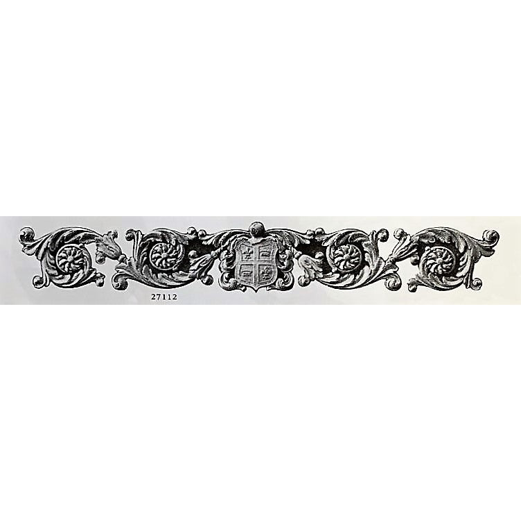 Plaster Overdoor English 51" x 7-1/4" x 1-1/4" Relief